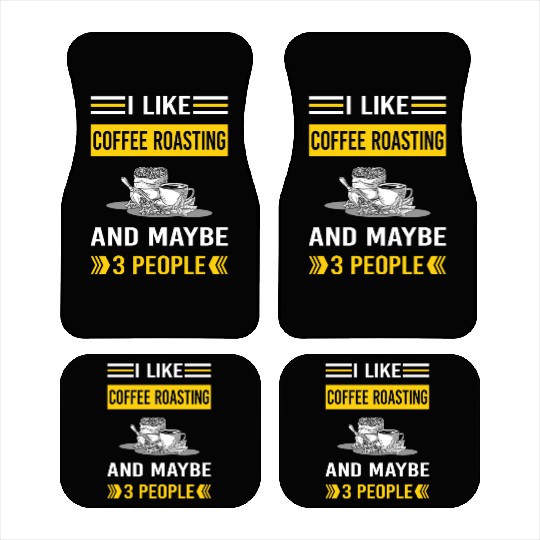 3 People Coffee Roasting Car Mats