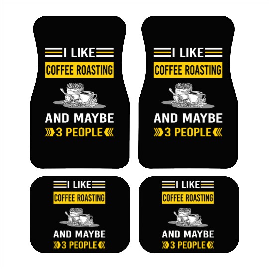 3 People Coffee Roasting Car Mats