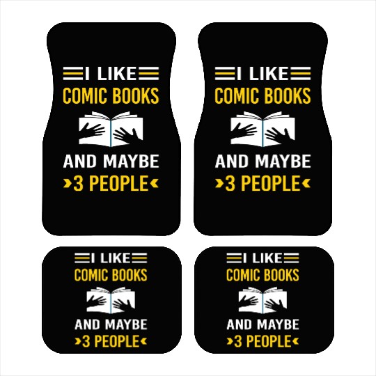 3 People Comic Books Comics Car Mats