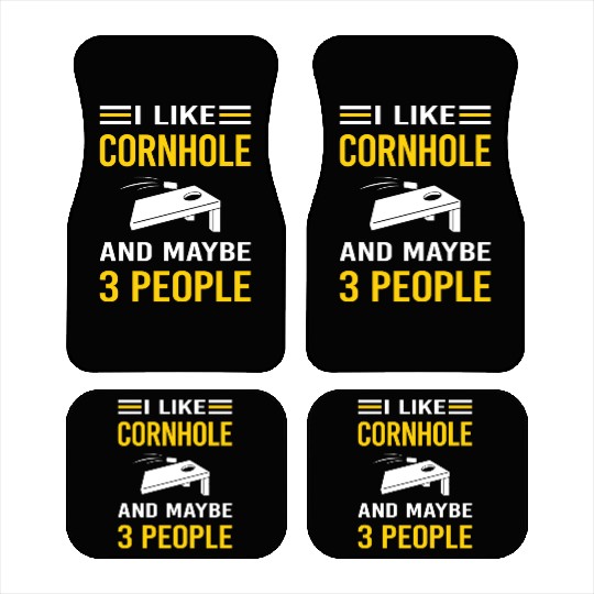 3 People Cornhole Car Mats
