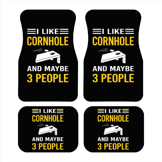 3 People Cornhole Car Mats