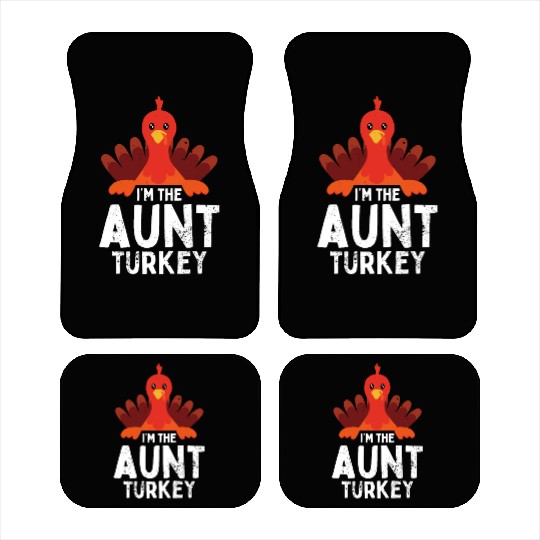 I'm the Aunt Turkey Car Mats