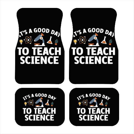 Funny Science Teacher Men Women Nerd Physics Teach Car Mats
