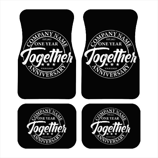 Company 20th Year Anniversary Car Mats Design 01