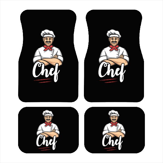 Funny Restaurant Chef Car Mats