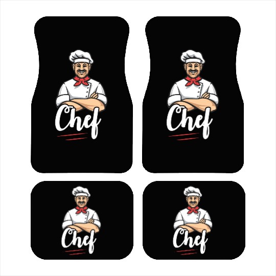 Funny Restaurant Chef Car Mats