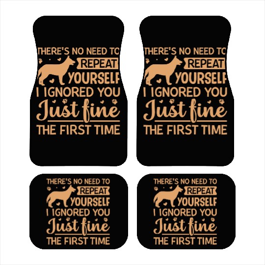 Funny German Shepherd Dog Lover Car Mats
