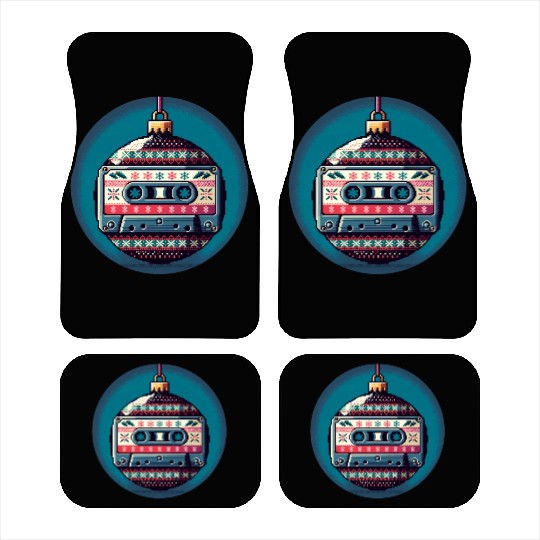 Retro Cassette Tape Christmas Ornament Car Mats