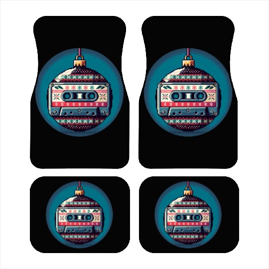 Retro Cassette Tape Christmas Ornament Car Mats