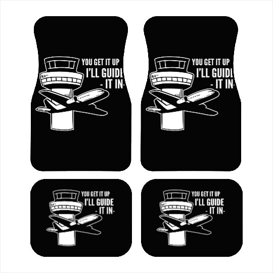I'll Guide it Air Traffic Professionals Gift Car Mats