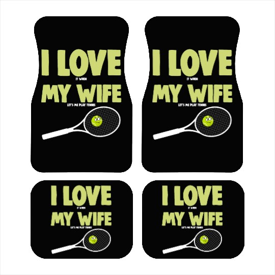 I love My Wife Car Mats