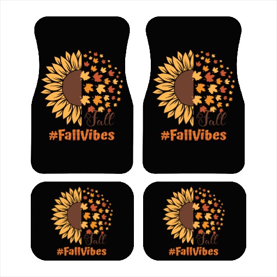 Fall Vibes Car Mats