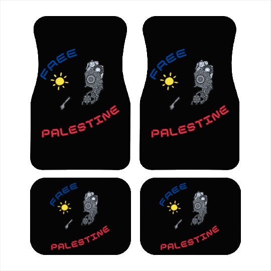 FREE PALESTINE, FREE GAZA PALESTINE. Car Mats