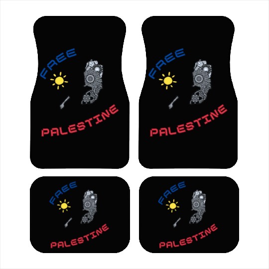 FREE PALESTINE, FREE GAZA PALESTINE. Car Mats