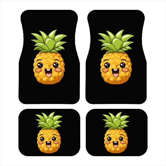 Cute Funny Pineapple Summer Kawaii Gift Car Mats
