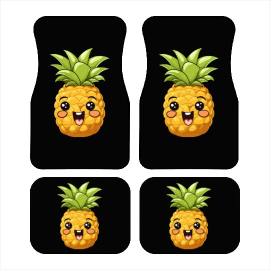 Cute Funny Pineapple Summer Kawaii Gift Car Mats