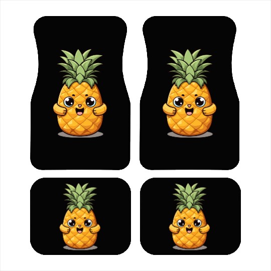 Cute Funny Pineapple Summer Kawaii Gift Car Mats