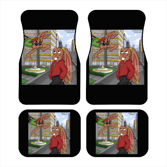 Eddie Cotton-tail Car Mats