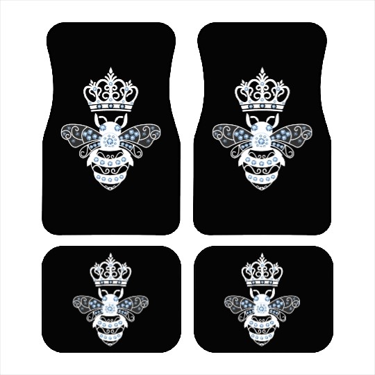 Queen Bee Crown Women Hive Beekeeping Bee Women Car Mats