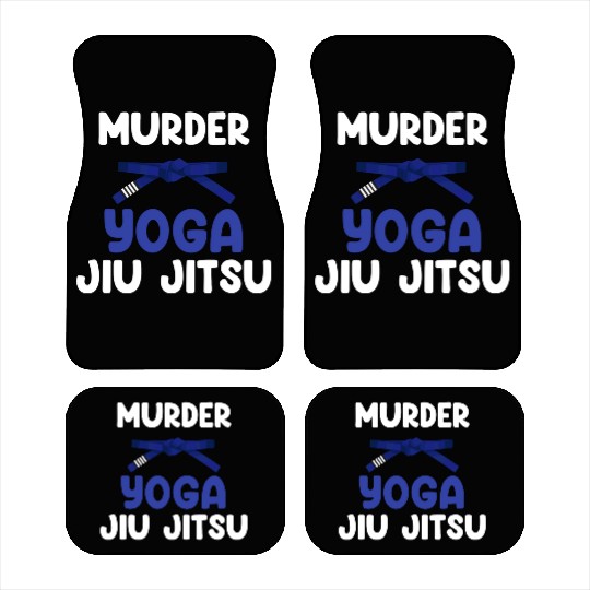 Murder Yoga Jiu Jitsu Karate Boxing Muay Thai Car Mats