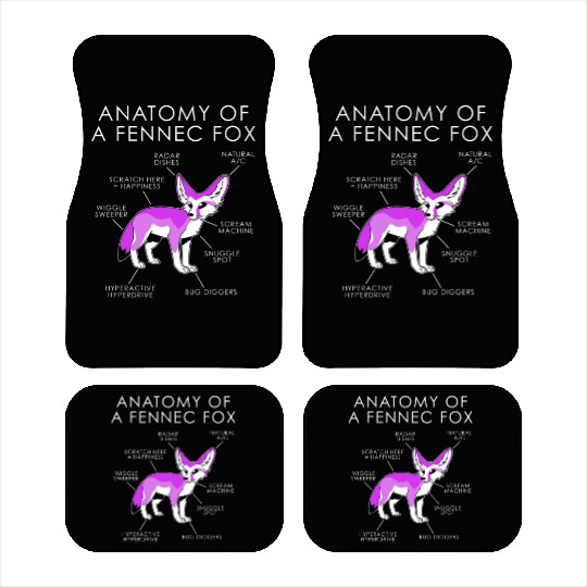 anatomy of zennex fox Car Mats