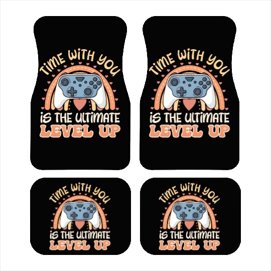 Gamer Time with You is the Ultimate Level Up Car Mats