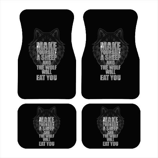Werewolf Nordic Full Moon Car Mats
