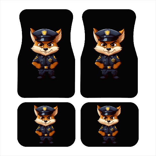 Police fox Car Mats