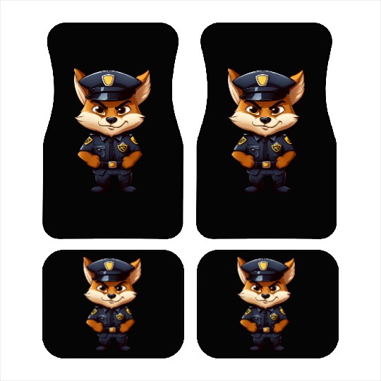 Police fox Car Mats