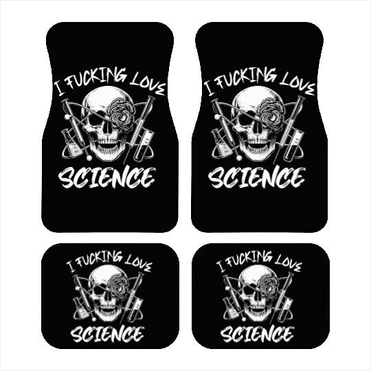 I Fucking Love Science Chemistry Car Mats