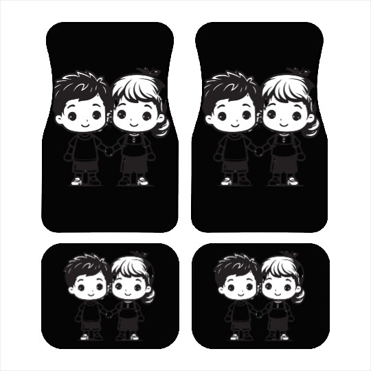 Friendship Day Mug transformed Car Mats