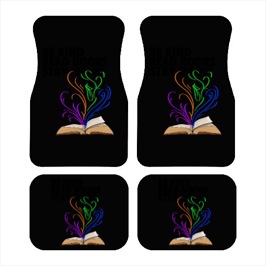 Be Kind Read Books Stay Weird Car Mats