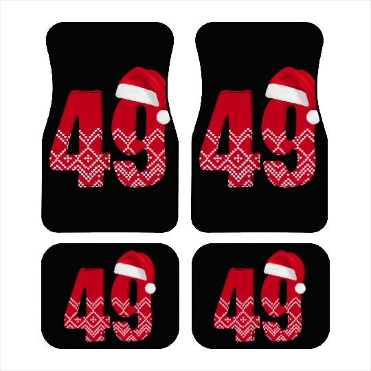 49 Birthday Years - Congratulations Forty Nine Car Mats