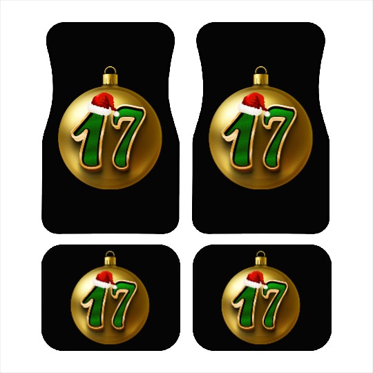 17 Years Young - Seventeen Christmas Balls Car Mats
