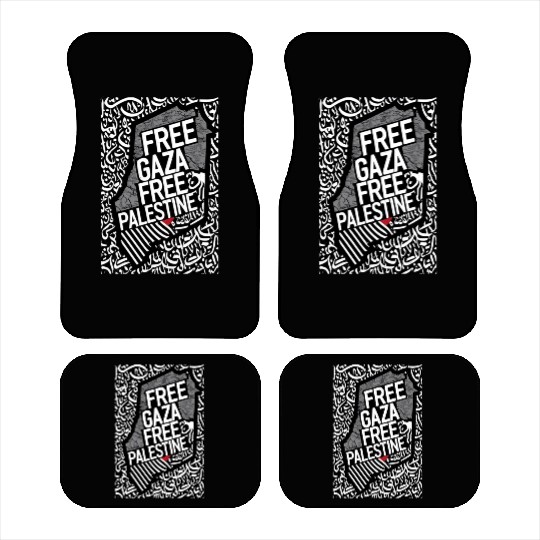 free palestine support palestine Car Mats