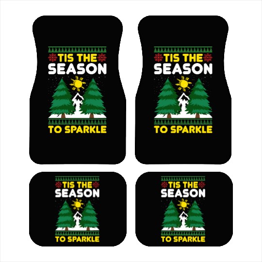 tis the Season to Sparkle Car Mats