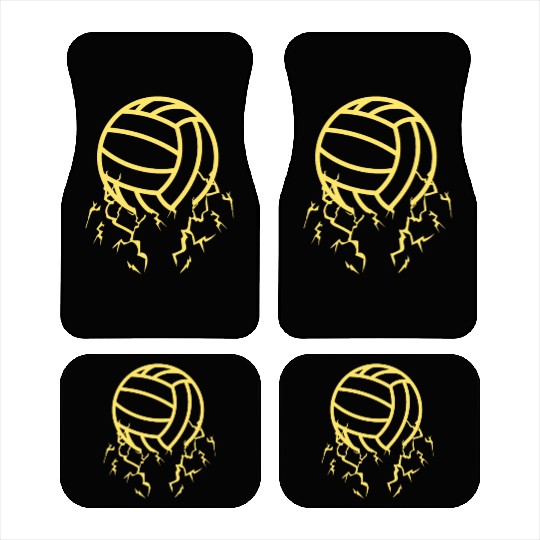 Volleyball Lightning Car Mats