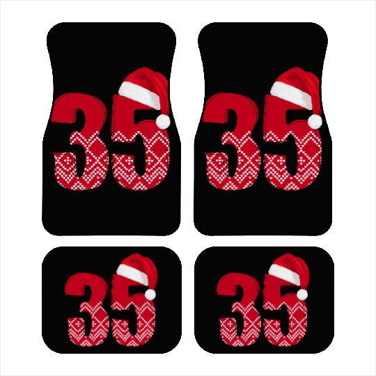 Celebrate 35 Wedding Anniversaries - Thirty Five Car Mats