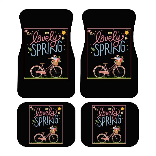 It's Spring, Spring, Easter, Flower, Hello Spring Car Mats