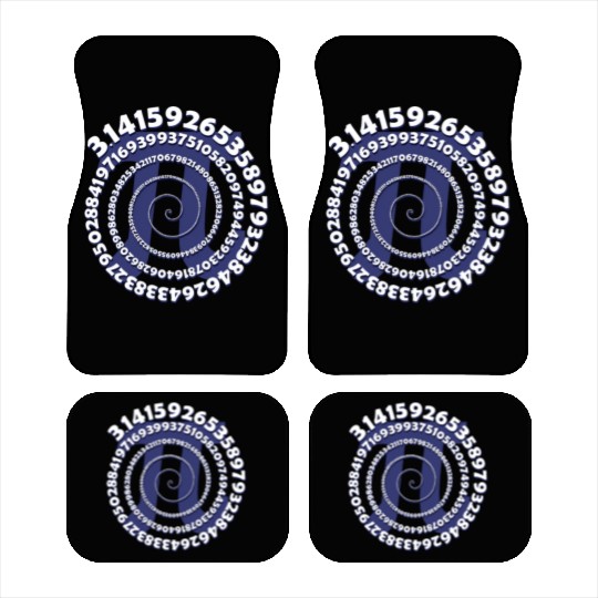 3.14 Math Teacher Pi National Day Car Mats Geek Nerd