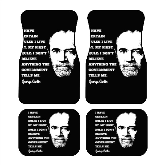 George Carlin Comedy Legend Car Mats