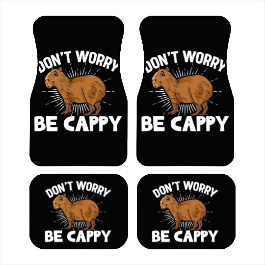Funny Capybara Car Mats