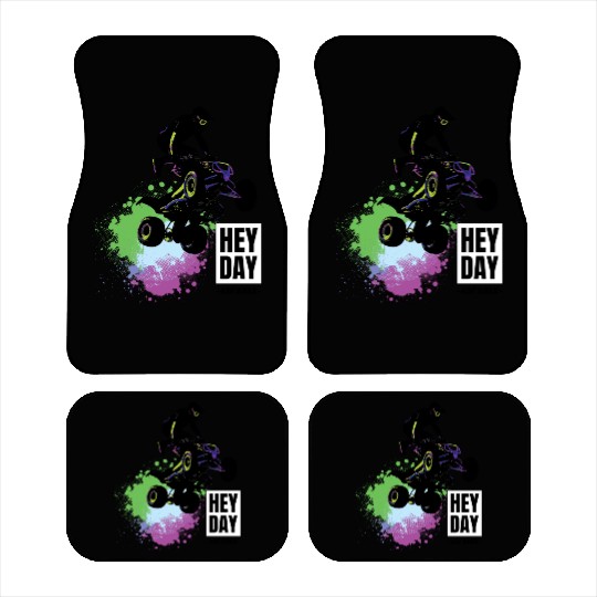 ATV/Quad " Airborne" style logo. By "Hey Day" Car Mats