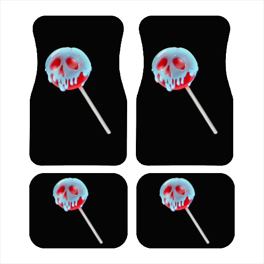 Poison Apple Halloween Candy Lollipop Car Mats