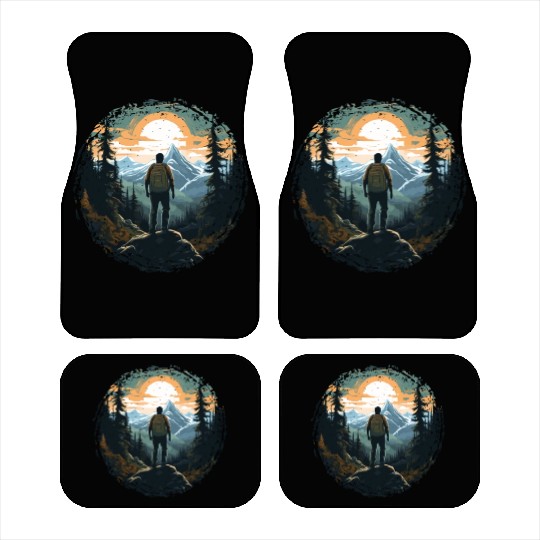 Forest nature trekking adventure Car Mats