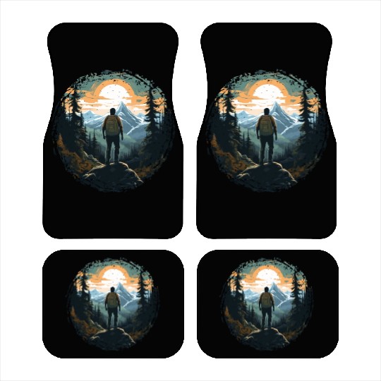 Forest nature trekking adventure Car Mats