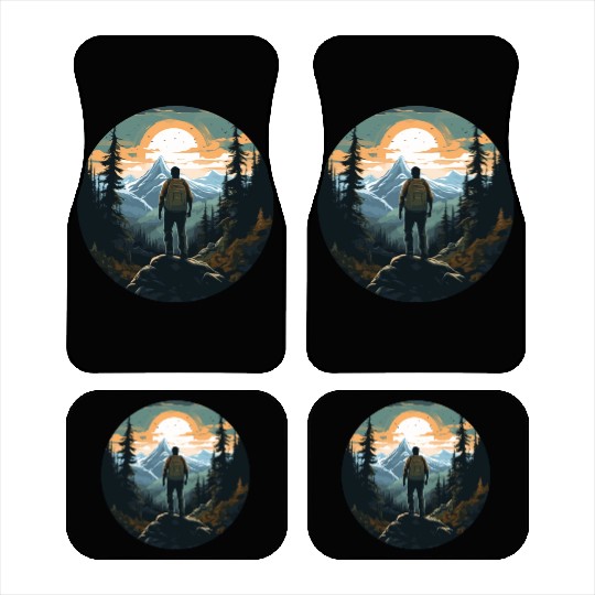 Forest nature trekking adventure Car Mats