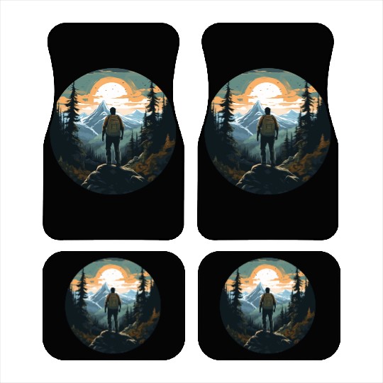 Forest nature trekking adventure Car Mats