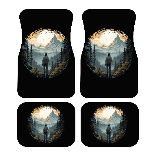Forest nature trekking adventure Car Mats