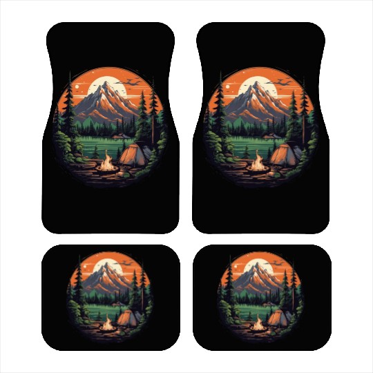 Forest nature trekking adventure Car Mats
